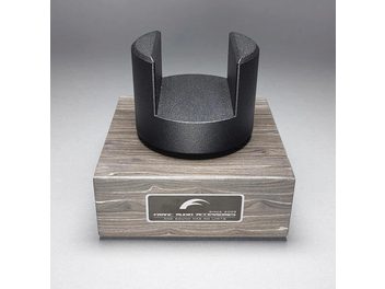 Franc Audio Accessories Kabelhalter aus Holz mit U-förmigem Metallelement, schlicht und elegant