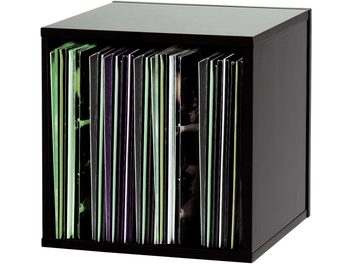 Scatola portadischi Glorious Record 110 nera