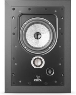 Focal Electra IW 1002 Be2 indbygningshøjttaler, cirkulær højttaler og diskanthøjttaler, rektangulær mørkegrå ramme