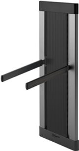 Vogel's EFA 8835 kabelskjuler i sort, set forfra, to parallelle lodrette stolper forbundet med en vandret stang