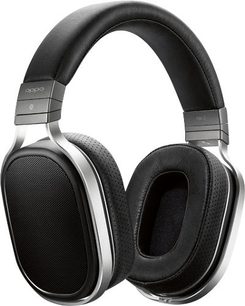 OPPO PM-2 EU sort hovedtelefoner, set forfra, ovale ørepuder, polstret hovedbøjle, blankpoleret og mat finish