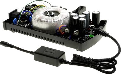 Åben Sbooster BOTW P&P MKII 24V-strømforsyning, toroidtransformator og flettet kabel