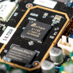 Cirrus Logic A1113X J-T36527.00 elektronisk chip på printplade til Omnia A300SE Nuprime sort hi-fi forstærker