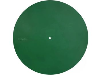 Kryt na talíř gramofonu Bringhs Kryt na talíř s kaktusovým designem, zelený kruhový povrch, centrální otvor, vyražené logo Bringhs
