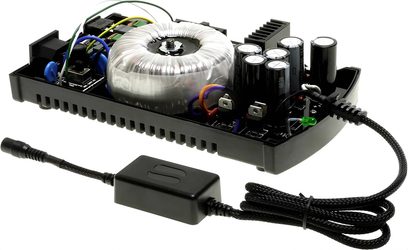 Åben Sbooster BOTW P&P MKII 24V-strømforsyning, toroidtransformator og flettet kabel