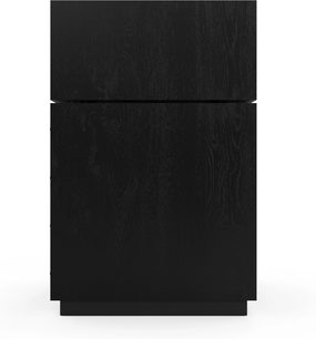 Klipsch La Scala AL6 sort gulvhøjttaler med træstruktur, rektangulær front og let hævet base