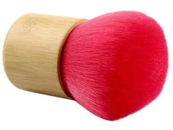 Enova HIFI BVA 25 vinyl brush with light-colored handle and large bright pink round head, side view