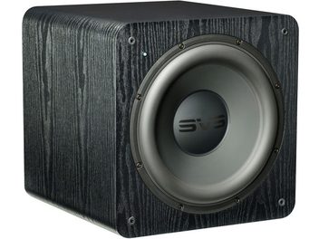 SVS SB-2000 sort askebøg kubisk baskabinettet, 12" basenheder, 4 metalfødder