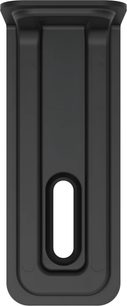 Support d'enceinte mural Klipsch Flexus Core 300 noir, vue de face avec fente centrale de fixation
