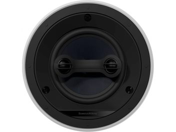 Vstavané reproduktory Bowers & Wilkins CCM663SR, centrálny tweeter, okrajový reproduktor, čierna mriežka