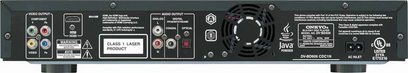Onkyo DV-BD606 4K Blu-ray-Player, Rückansicht, Audio-/Video-Anschlüsse, HDMI-, USB-, Ethernet-Anschlüsse, analoge Audioausgänge