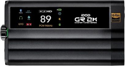 Must kaasaskantav DAC iFi Audio iDSD GR 2 MT, soonilise korpuse, suure värviekraani ja külgmise pöördnupuga