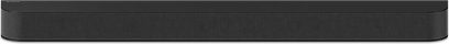 Barra sonora Sony Bravia Theatre System 6 nera frontale con pannello anteriore in rete e superficie superiore liscia