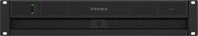 Rackmontierbarer Multiroom-Verstärker Integra 4500DSP schwarz, Frontblende mit Lüftungsgitter und Statusanzeigen