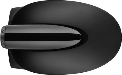 Trådløs tilsluttet højttaler Bowers & Wilkins Formation Duo sort, set ovenfra, oval form, blank sort