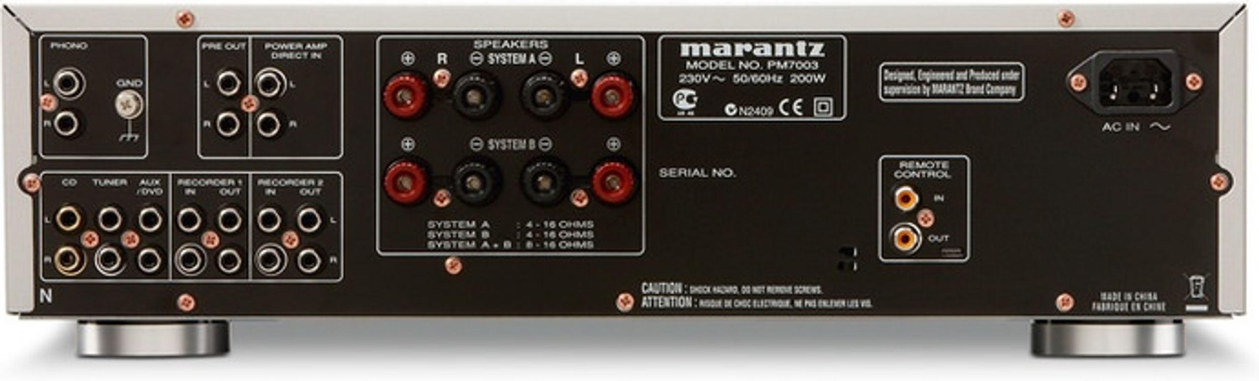 Marantz PM7003 - Stereo solid-state hi-fi integrated amplifier