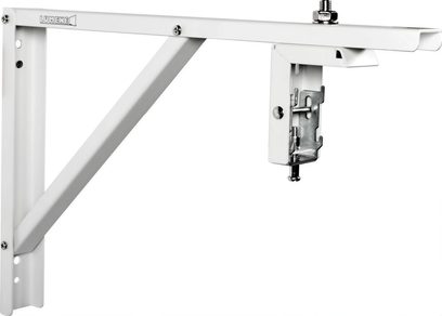 Weiße Metallwandhalterung für Lumene-Videoprojektor, Länge 40 cm, Deckenbefestigung, Verriegelungsmechanismus