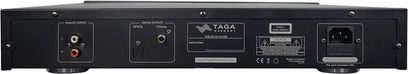 Reproductor de CD de alta fidelidad Taga Harmony TCD-30 con salidas analógicas, digitales óptica y coaxial, y toma de alimentación