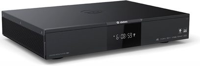 Zidoo UHD3000 sort multimedie-afspiller, front med LED-display, USB-porte og knapper, frontvisning