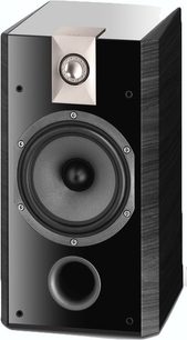 Reprosoustava Focal Chorus 806 V ebony, pohled zepředu, výškový reproduktor, středobasový reproduktor, bass-reflexový otvor