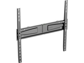 Fast vægbeslag til TV Meliconi FS-400 FLAT FB CG i sort metal, vandret stang med to perforerede stolper