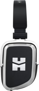 Hifiman Edition S hovedtelefoner i sort og sølv, set fra siden, hvidt "H"-logo på ørepude, polstret hovedbøjle, ovale ørepuder
