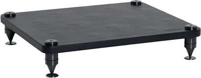 Raft suplimentar Norstone Design COMO (Bază) negru, rectangular, cu 4 picioare conice, văzut de sus pe fundal alb