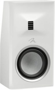 Diffusore posteriore bipolare Motion MP10 bianco opaco con un cabinet rettangolare, un tweeter rettangolare e un altoparlante circolare