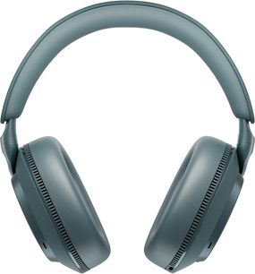 Over-Ear-Kopfhörer Bowers & Wilkins Px7 S3 in Frostblau, Kunststoff und Kunstleder, gepolsterter Kopfbügel, Frontansicht, ovale Ohrmuscheln