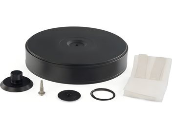 Чорний матовий пресовий диск Michell Engineering Orbe Platter Kit з шайбою, ущільнювальним кільцем, гвинтами та інструкцією з монтажу