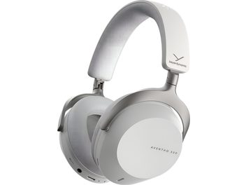Casque hifi sans-fil Bluetooth Aventho 300 gris, arceau rembourré, oreillettes circulaires pivotantes, structure métallique