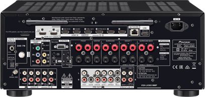 Tilslutningsmuligheder for PIONEER VSX-LX505 audio/video-forstærkeren