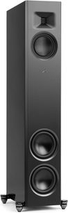 MartinLogan Motion F20 søjlehøjttaler i sort lak med en rektangulær diskant, en centerenhed og 2 cirkulære woofere