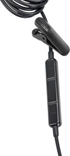 Hovedbøjle og ørepude fra et Hifiman Edition S hovedsæt i mat sort plastik med metalledsled og ørepude i kunstlæder