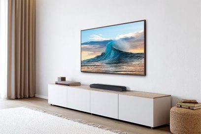 view of a TV stand
