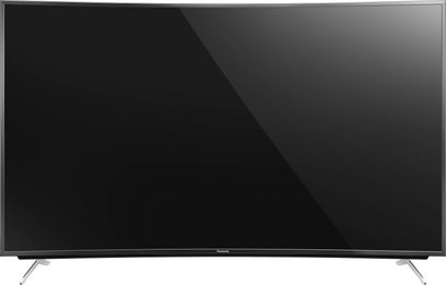 Panasonic TX-55CR730E teler, must lapik ristkülikukujuline ekraan, väljalülitatud, tsentraalne vaade eest
