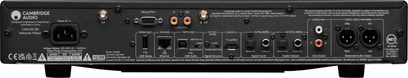 Sieciowy odtwarzacz audio Cambridge Audio CXN100 SE, panel tylny z USB, Ethernet, HDMI eARC, wyjściami XLR i RCA