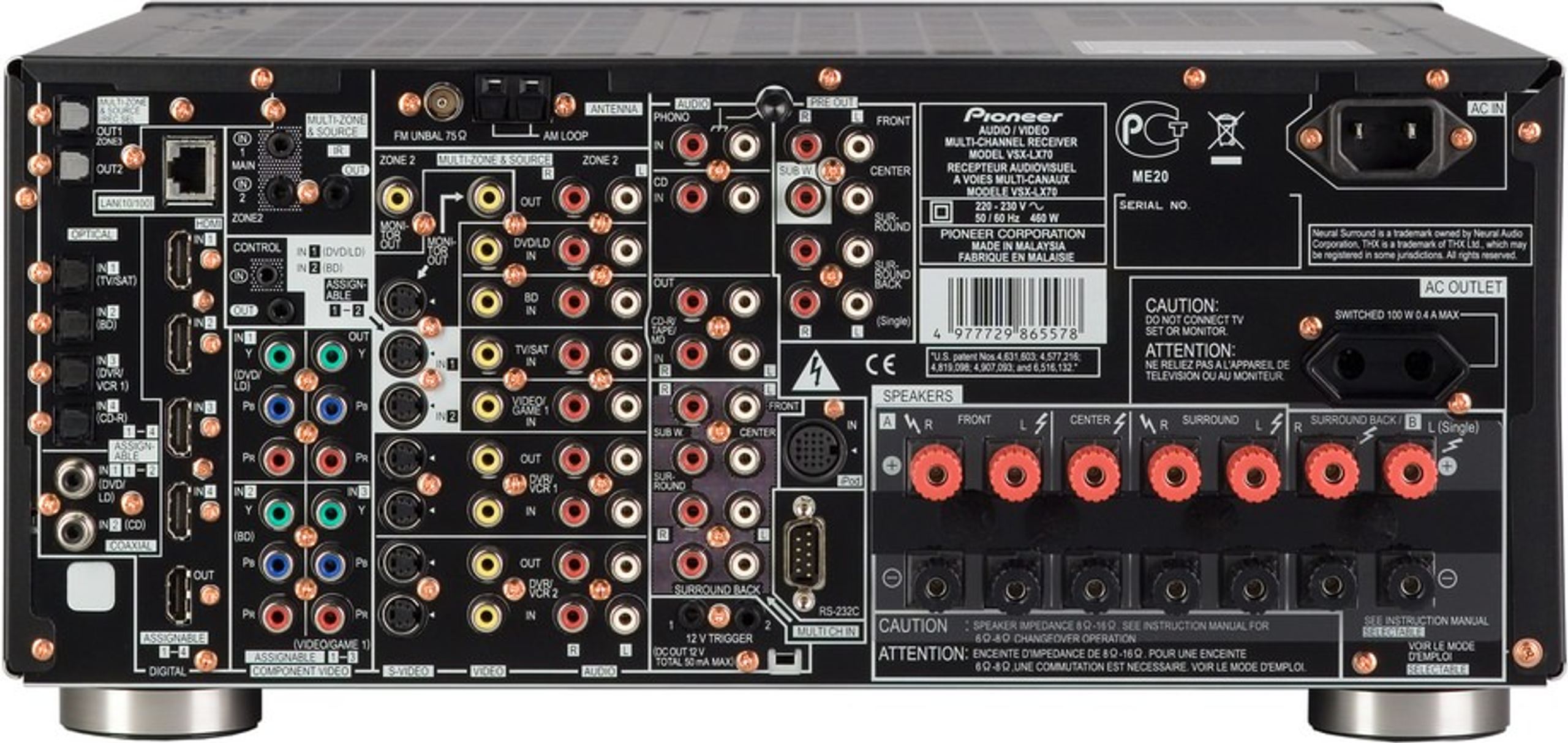 Pioneer AVアンプ VSA LX70 Pioneer VSX-LX70 - Home Theater Receiver - HomeCineSolutions