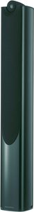 Bowers & Wilkins XT4 sort gulvhøjttaler, set forfra, vertikal rektangulær form med afrundede kanter, sort frontgitter