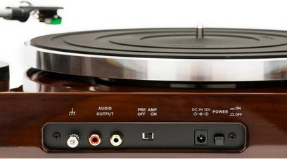 Thorens TD 204 nøddetræ