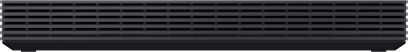 Box Samsung One Connect wireless 2026 nero, vista frontale, formato rettangolare con facciata a larghe griglie orizzontali