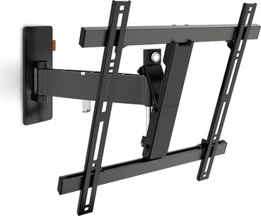 Vægmonteret TV-beslag Vogel's WALL 2225 sort, dobbelt drejeligt armsystem, rotation og vipning, kompatibel med 32-55" skærme