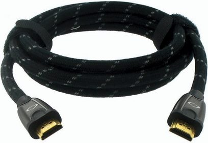 HDMI-kabel Connect Research Original OCR1010 10 m sort, oprullet, forgyldte stik, nylonflettede kabler
