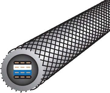 1,5 m Wireworld Silver Eclipse 8 XLR-lydkabel, sort flettet kappe, 3-benet forsølvet XLR-stik