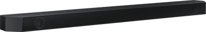 Samsung soundbar HW-Q60B/ZF sort, rektangulær, aflang, tynd, højttalergitter på forsiden