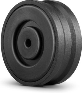 Притискащ диск за грамофон Mofi Electronics Super Heavyweight черен цилиндричен изглед от три четвърти