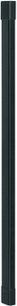 Vogel's EFA 8740 sort lodret kabelbakke, set forfra