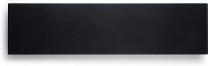 Diffusore da incasso a parete Canton Atelier InWall 9C nero, forma rettangolare orizzontale con griglia frontale nera