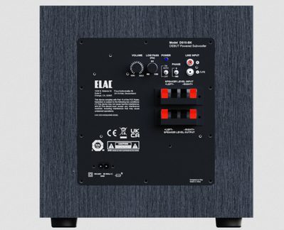 Subwoofer ELAC Debut 3.0 DS123 Da 12 Pollici, 200W, Per Stereo E Home Theater, Basso Profondo E Dinamico