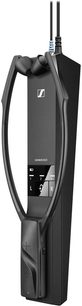Sennheiser RS 5000 sort hovedtelefon, venstre profilvisning, ovale ørepuder, justerbart hovedbånd, integrerede kontroller